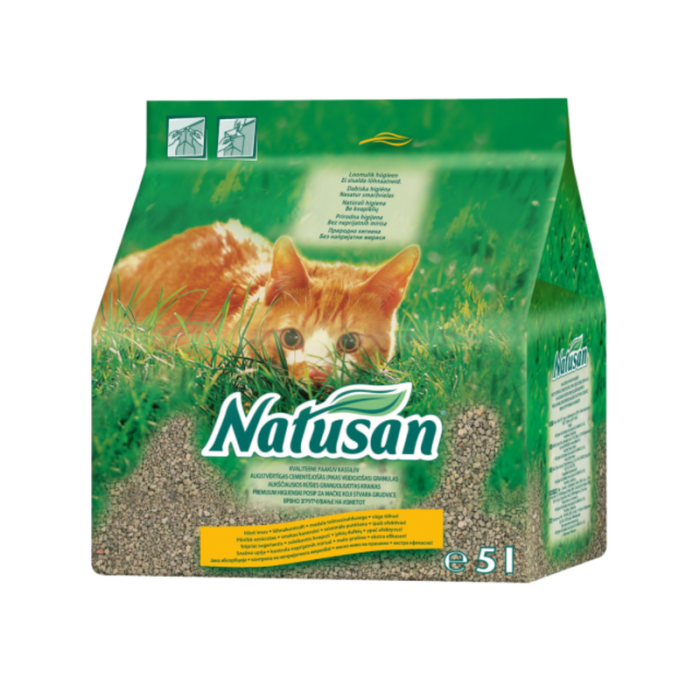 Наполнитель для кошек NATUSAN, упаковка 5 л NATUSAN - 1