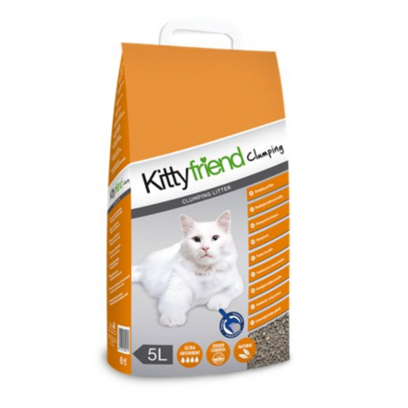 Litter for cats Kittyfriend, Clumbing, dancing, 5 l KITTYFRIEND - 1