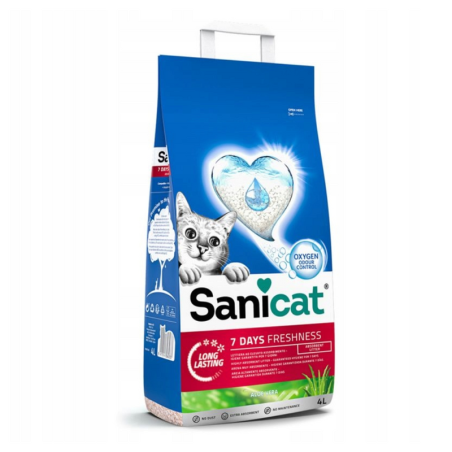 Cat litter sanicat aloe vera, 4 l SANICAT - 1