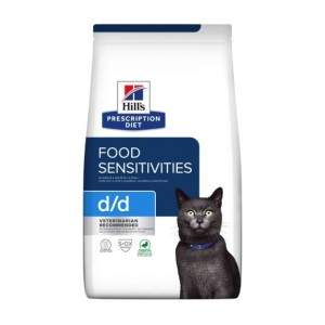 Hill's Prescription Diet Food Sensitivities d/d sausas maistas katėms, alergiškoms maistui, 1,5 kg Hill's - 1