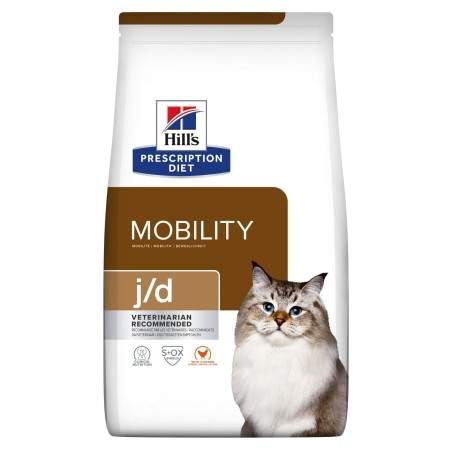 Hill's Prescription Diet Mobility j/d Chicken сухой корм для кошек для укрепления суставов, 1,5 кг Hill's - 1