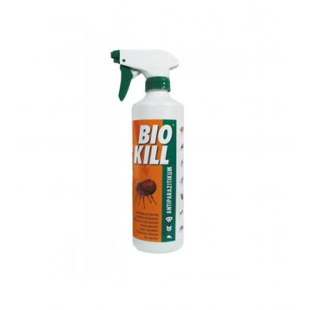 Bio Kill 2,5 mg/ml pretparazītu ādas aerosols dzīvniekiem, 500 ml  - 1