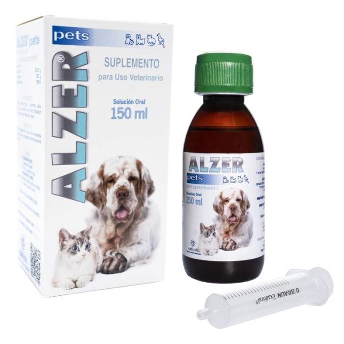 Alzer Pets toidulisandid vanematele lemmikloomadele, nende närvisüsteemi korrashoidmiseks, 150 ml  - 1