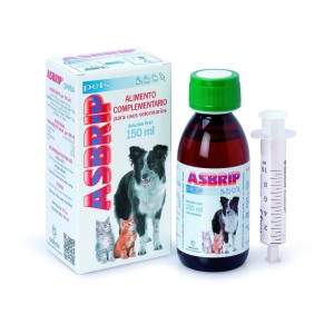 Asbrip Pets supplements for the respiratory system of dogs and cats, 150 ml  - 1