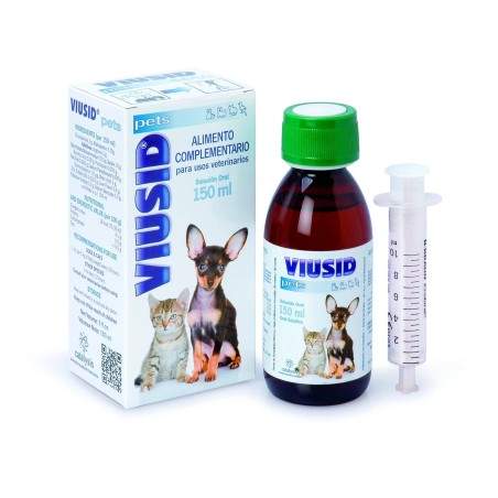 Viusid Pets uztura bagātinātāji mājdzīvniekiem imūnsistēmas stiprināšanai, 150 ml  - 1