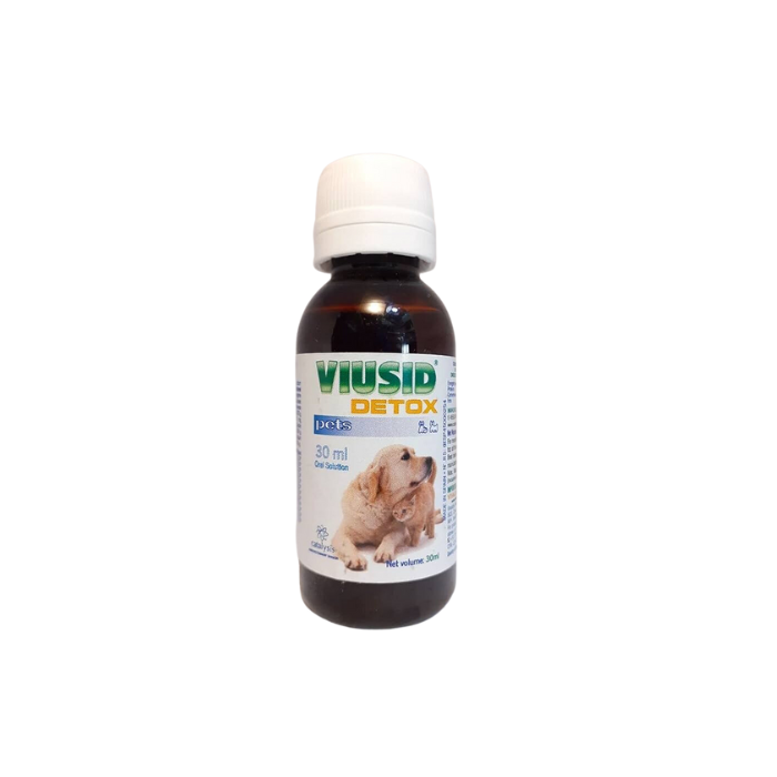 Viusid Detox Pets supplements for pets to strengthen the immune system, 30 ml  - 1