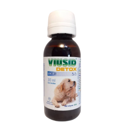Viusid Detox Pets добавки для домашних животных для укрепления иммунитета, 30 мл  - 1