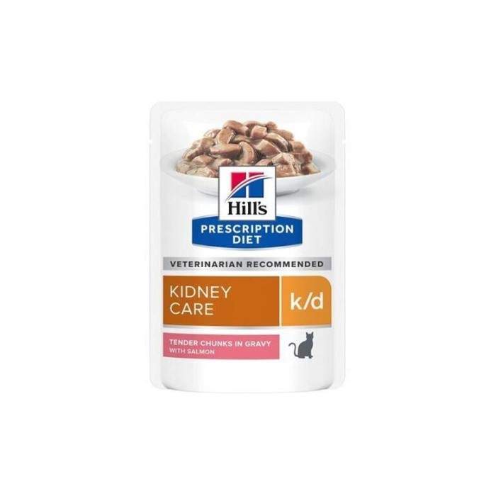Hill's Prescription Diet Kidney Care k/d Salmon wet food for cats to support kidney function, 85 g Hill's - 1