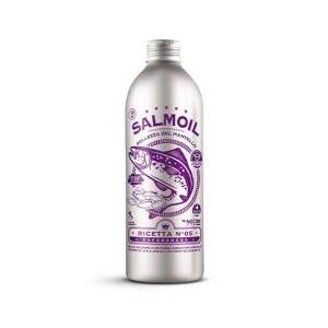Salmoil Ricetta 5 salmon oil for dogs and cats, for their healthy skin and shiny coat, 250 ml Necon Pet Food - 1