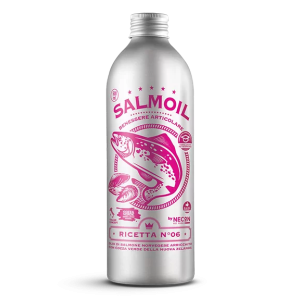 Salmoil Ricetta 6 lašišų aliejus šunims ir katėms, skirtas sveikiems sąnariams palaikyti, 250 ml Necon Pet Food - 1