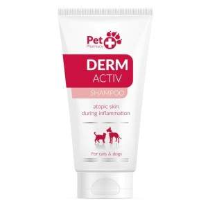 Vetfood DermActiv Shampoo šampūnas šunims ir katėms, turintiems polinki į odos uždegimus, 125 ml Vetfood - 1