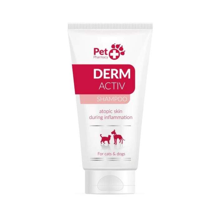 Vetfood DermActiv Shampoo šampūnas šunims ir katėms, turintiems polinki į odos uždegimus, 125 ml Vetfood - 1