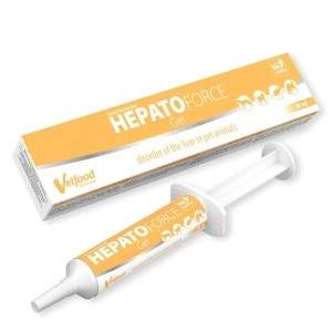 Vetfood Hepatoforce gel papildai augintiniams, esant kepenų nepakankamumui, 30 ml
