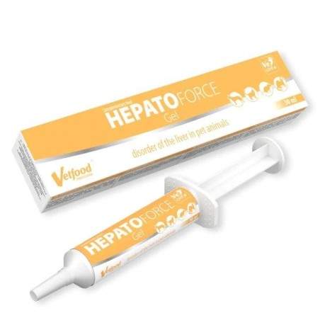 Vetfood Hepatoforce gel uztura bagātinātāji mājdzīvniekiem aknu mazspējas gadījumā, 30 ml Vetfood - 1