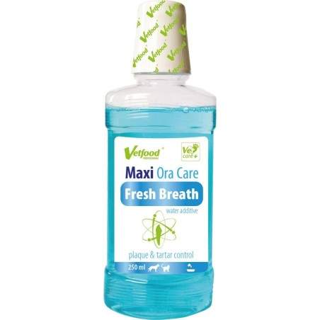 Vetfood MAXI OraCare Fresh Breath piedevas suņiem un kaķiem ikdienas mutes dobuma higiēnai, 250 ml Vetfood - 1