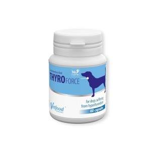 Vetfood ThyroForce supplements for dogs, to support thyroid function, 60 capsules Vetfood - 1