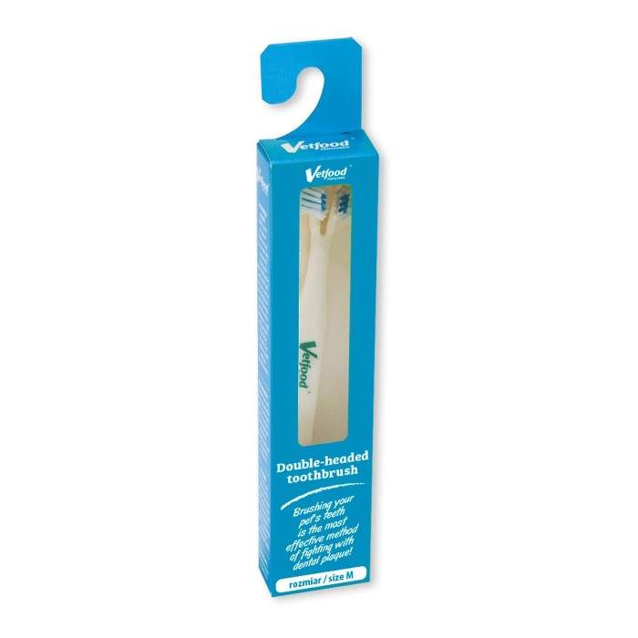 Vetfood Toothbrush with double head (size M) Vetfood - 1