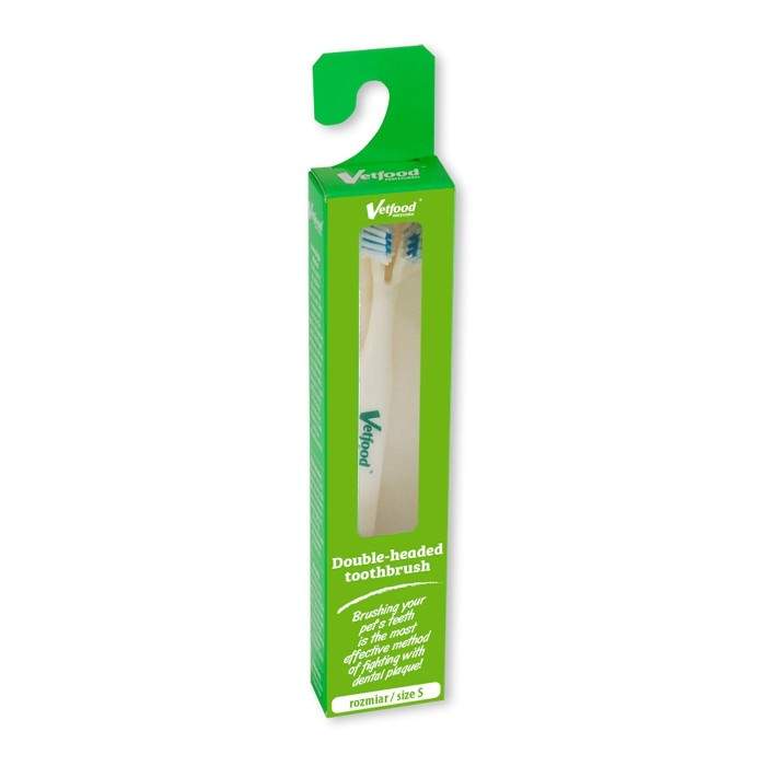 Vetfood Toothbrush with double head (size S) Vetfood - 1