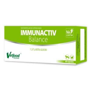 Vetfood Immunactiv Balance uztura bagātinātāji suņiem un kaķiem imunitātes stiprināšanai, 60 kapsulas Vetfood - 1