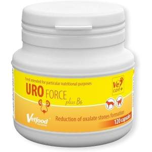 Vetfood UroForce plus B6 supplements for dogs and cats to support kidney function, 120 capsules Vetfood - 1