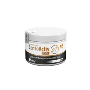 Vetfood BentoActiv mini добавка для собак и кошек мелких пород, при расстройствах пищеварения, диарее, 30 г Vetfood - 1