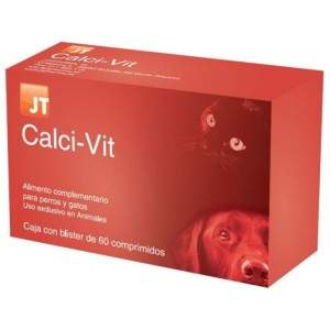 JT Pharma Calci-Vit supplements for dogs and cats to strengthen joints and bones, 60 tablets JT Pharma - 1