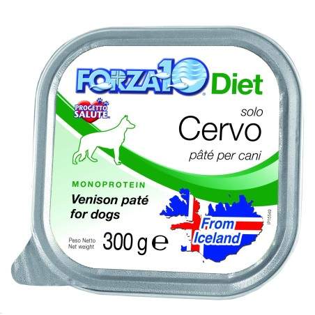 Forza10 Solo Diet Venison влажный корм для собак с пищевой непереносимостью и аллергией, 300 г Forza10 - 1