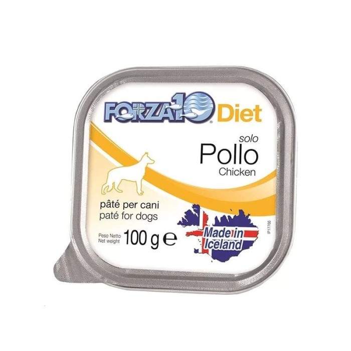 Forza10 Solo Diet Chicken drėgnas maistas šunims, su maisto netoleravimu ir alergijomis, 100 g Forza10 - 1