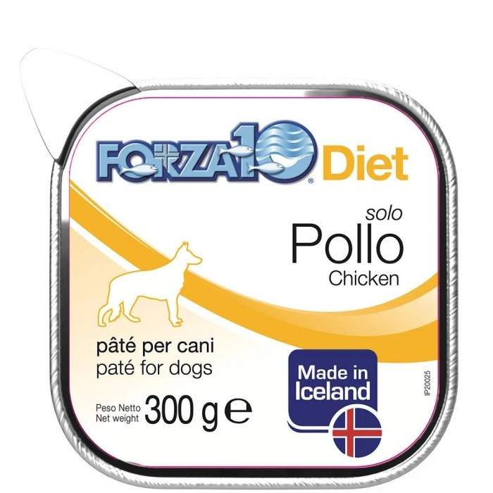 Forza10 Solo Diet Chicken влажный корм для собак с пищевой непереносимостью и аллергией, 300 г Forza10 - 1