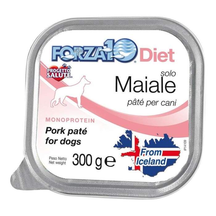 Forza10 Solo Diet Pork wet food for dogs with food intolerances and allergies, 300 g Forza10 - 1