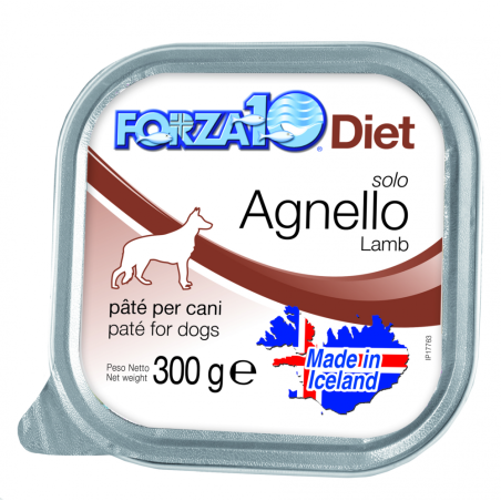 Forza10 Solo Diet Lamb влажный корм для собак с пищевой непереносимостью и аллергией, 300 г Forza10 - 1