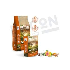 Necon Natural Wellness Adult Mini Pork and Rice sausā barība mazo šķirņu suņiem, 800 g Necon Pet Food - 1