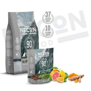 Necon Natural Wellness Adult Sterilized Turkey and Rice sausas maistas sterilizuotoms katėms, 400 g Necon Pet Food - 1