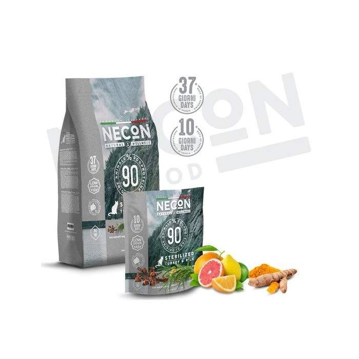 Necon Natural Wellness Adult Sterilized Turkey and Rice kuivtoit steriliseeritud kassidele, 400 g Necon Pet Food - 1