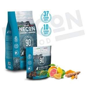 Necon Natural Wellness Adult Sterilized White Fish and Rice sausas maistas sterilizuotoms katėms, 400 g Necon Pet Food - 1