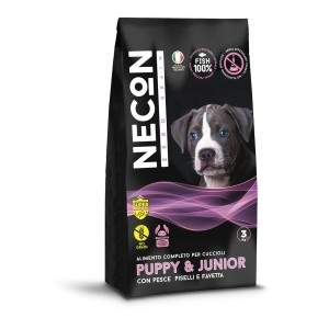 Necon Zero Grain Puppy Fish, Pea, Horse Bean grain-free, dry food for puppies, 3 kg Necon Pet Food - 1