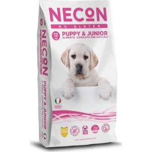 Necon No Gluten Puppy Junior sausas maistas šuniukams, be gliuteno, 12 kg Necon Pet Food - 1