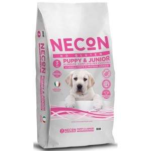 Necon No Gluten Puppy Junior sausā barība kucēniem, bez glutēna, 3 kg Necon Pet Food - 1