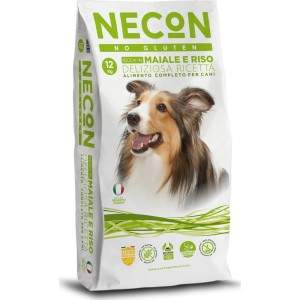 Necon No Gluten Adult Rich in Pork sausas maistas šunims, be gliuteno, 12 kg Necon Pet Food - 1