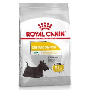 Royal Canin Mini Dermacomfort сухой корм для взрослых собак мелких пород с кожей, склонной к раздражению и зуду, 1 кг Royal Cani