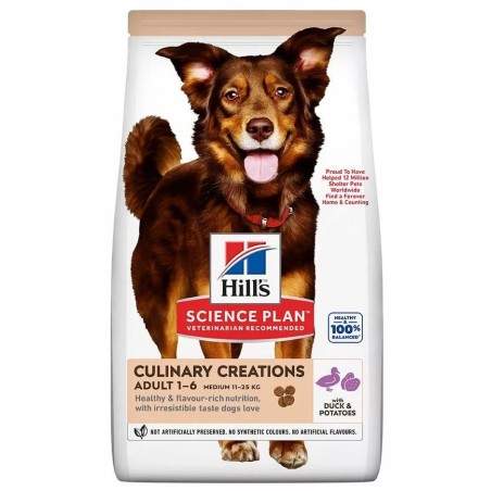 Hill's Science Plan Adult Medium Duck and Potatoes dry food for medium-sized dogs, 2.5 kg Hill's - 1