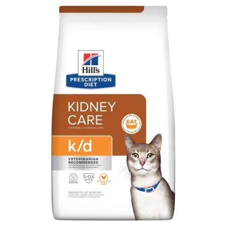 Hill's Prescription Diet Kidney Care k/d sausā barība kaķiem ar nieru darbības traucējumiem, 0,4 kg Hill's - 1