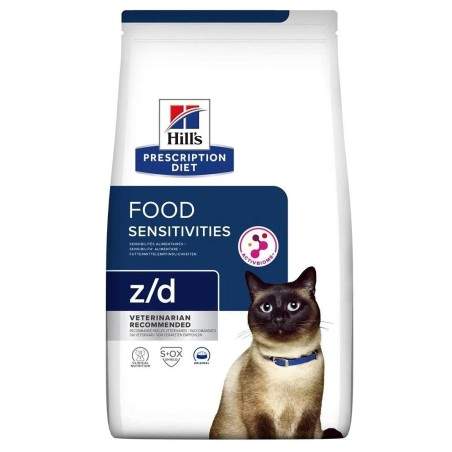 Hill's Prescription Diet Food Sensitivities z/d сухой корм для кошек с пищевой чувствительностью или непереносимостью, 6 кг Hill