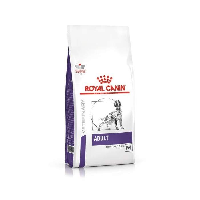 Royal Canin Veterinary Adult Medium Dog sausas maistas vidutinių veislių šunų jautriai odai ir virškinimo sistemai, 4 kg Royal C