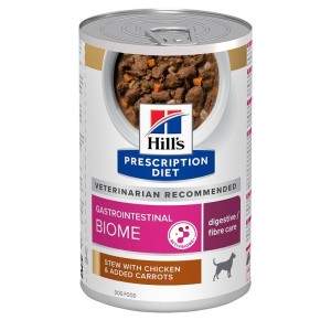 Hill's Prescription Diet Gastrointestinal Biome Digestive/Fibre Care wet food for dogs with gastrointestinal disorders, 354 g Hi