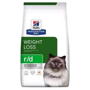 Hill's Prescription Diet Weight Loss r/d Chicken sausā barība kaķiem, lai samazinātu lieko svaru, 1,5 kg Hill's - 1