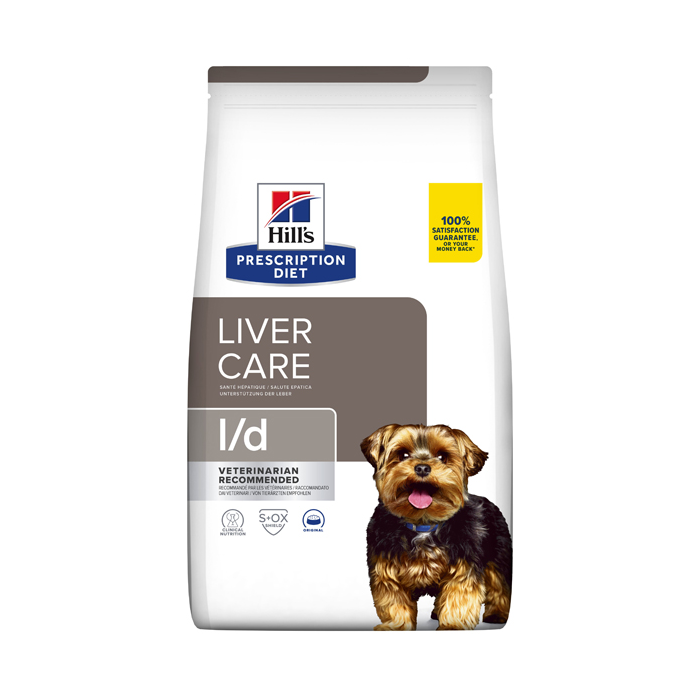 Hills Prescription Diet Canine l/d Liver Care sausā suņu barība pacientiem ar aknu slimībām, 1,5 kg Hill's - 1