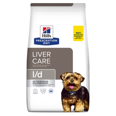 Hills Prescription Diet Canine l/d Liver Care sausā suņu barība pacientiem ar aknu slimībām, 4 kg Hill's - 1