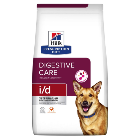 Hill’s Prescription Diet Canine i/d Digestive Care sausas maistas šunims su virškinimo trakto sutrikimais, 4 kg Hill's - 1