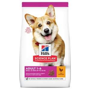 Hill's Science Plan Canine Adult Small and Mini Chicken sausas maistas mažų veislių šunims, 0,3 kg Hill's - 1